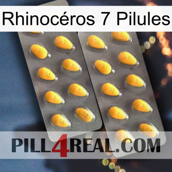 Rhinocéros 7 Pilules cialis2